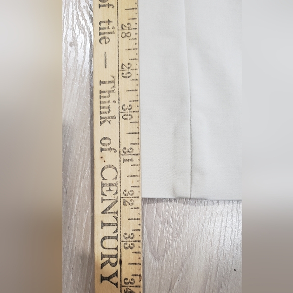 Banana Republic Trousers Womens 8 Cream Stretch Workwear Dress Pant Low Rise Y2K - Picture 4 of 6